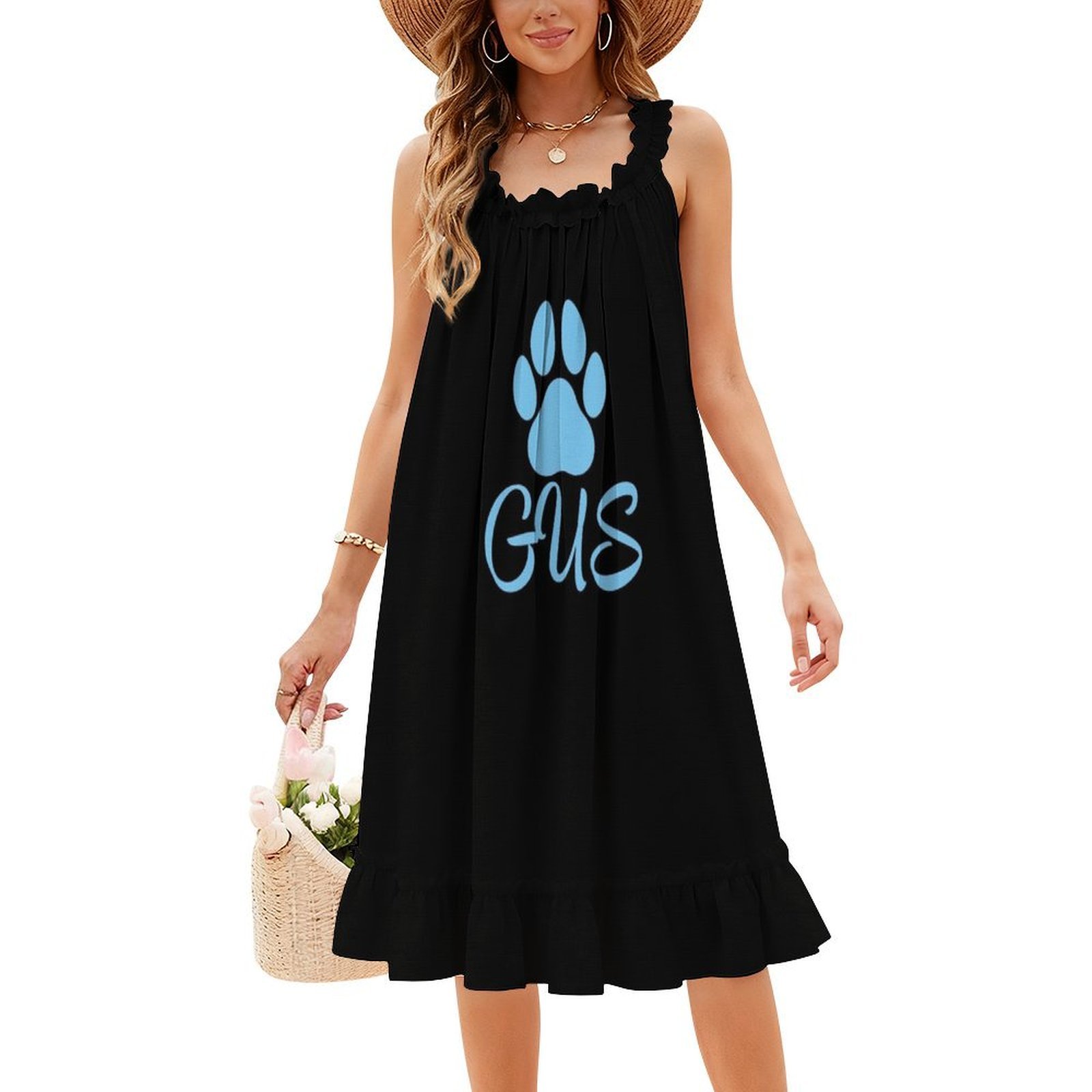 Blue Dog Name Gus Boho Chic Dr - Women Fashion Dress Names ulasan dan harga
