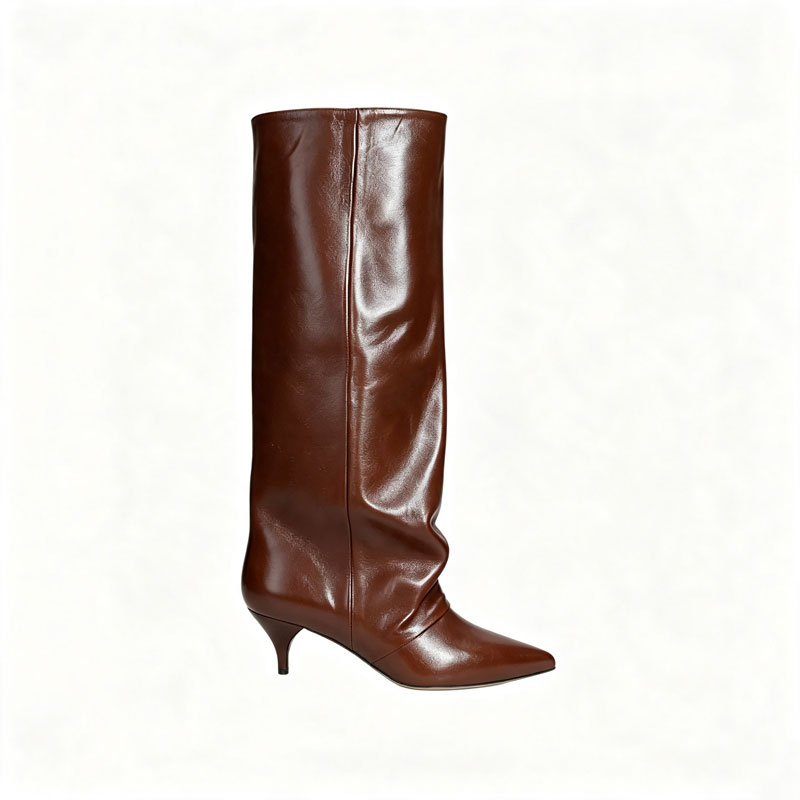 New Autumn and Winter Pointed  - Women'S Fashion Knee High Boots ulasan dan harga
