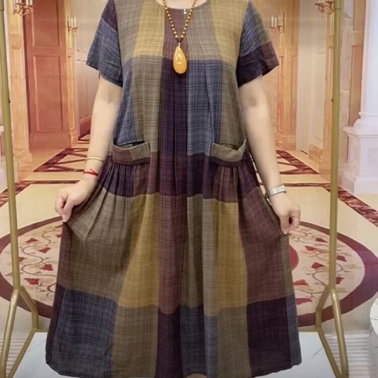 Summer Large Size Cotton Linen - Women Fashion Over The Years ulasan dan harga