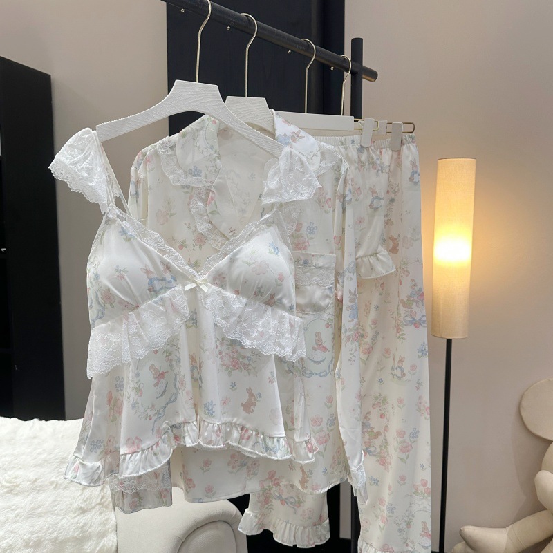 Pink Sleepwear Sweet Lace Ruff - Lace Trim Cami ulasan dan harga
