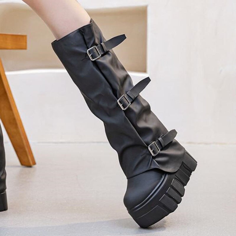 New 2026 Fashion Brand Autumn  - Women'S Fashion Knee High Boots ulasan dan harga