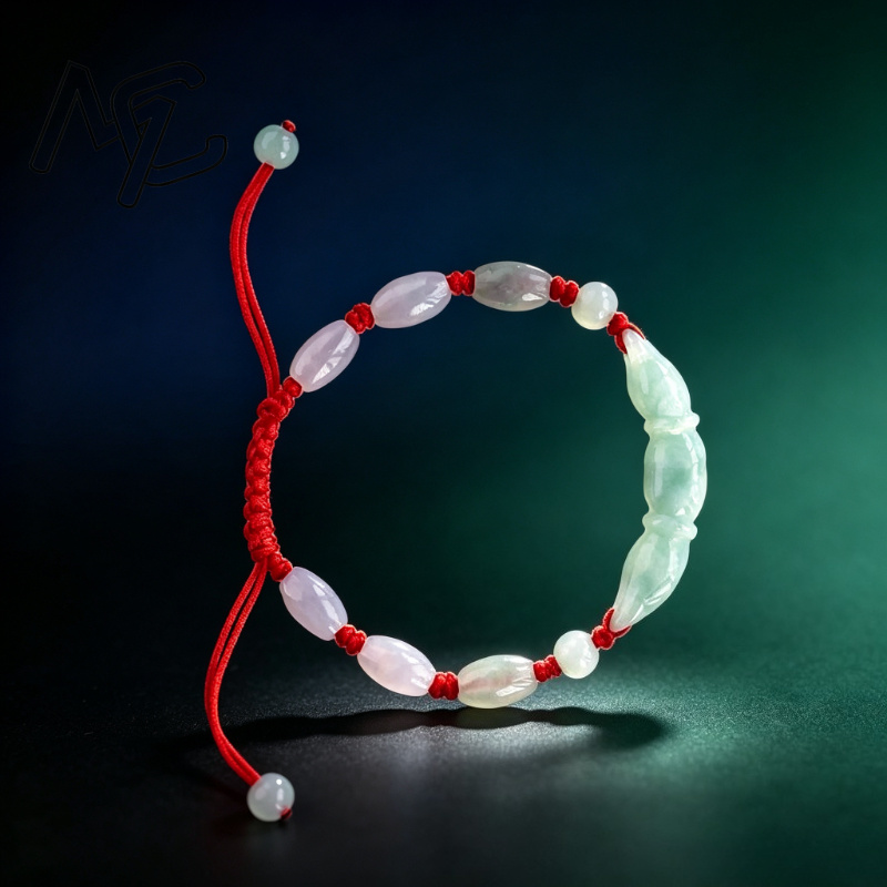 Natural Blue water Jade Burma  - Women'S Fashion Jewellery ulasan dan harga